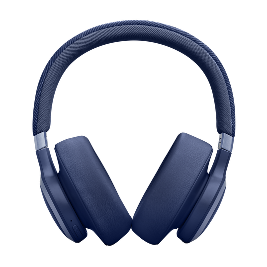 JBL Live 770NC - Blue - Wireless Over-Ear Headphones with True Adaptive Noise Cancelling - Front